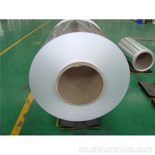Rollo jumbo de material de papel de aluminio